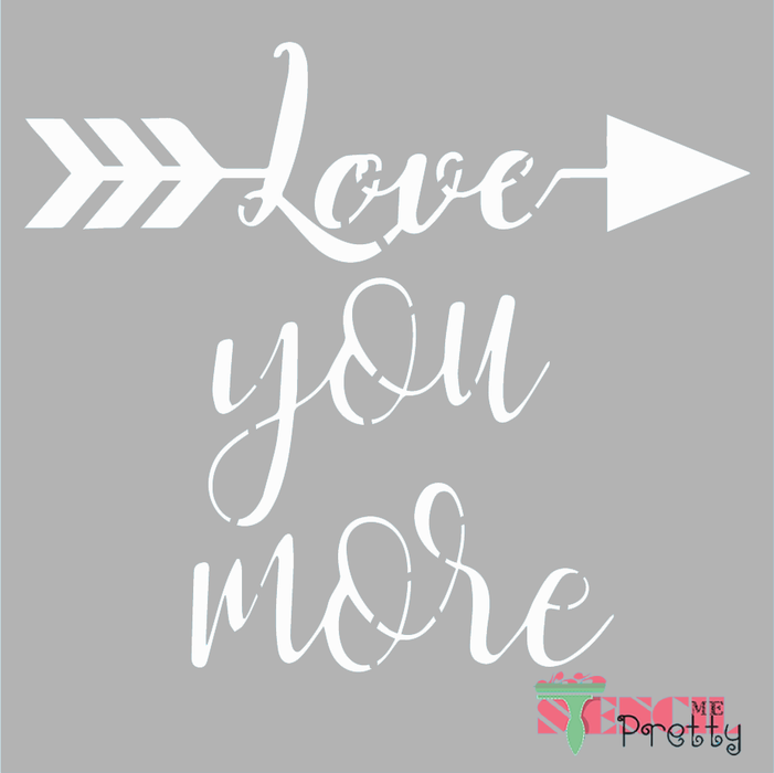 valentine decor stencil