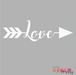 love arrow stencil