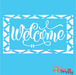 welcome stencil
