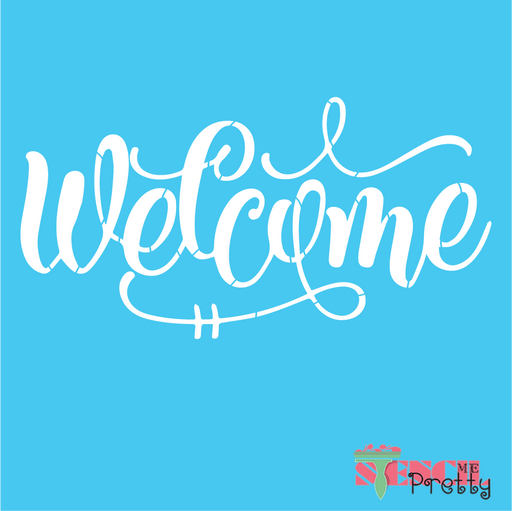 welcome stencil