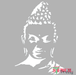 buddhism stencil