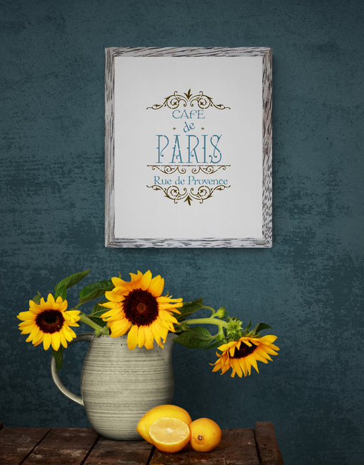 cafe de paris stencil