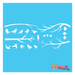 birds and tree branches stencil