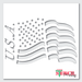american flag stencil