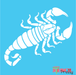 scorpion stencil