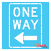 one way stencil