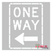 traffic sign stencil