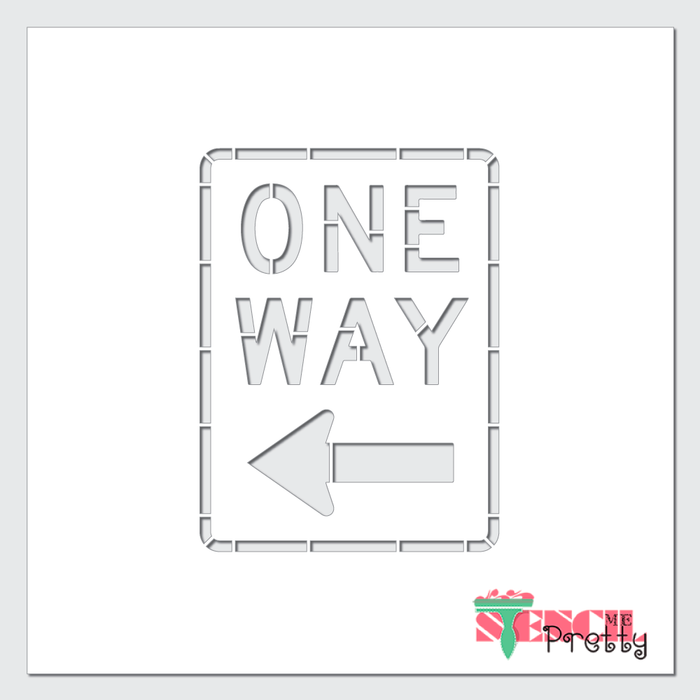 road sign stencil