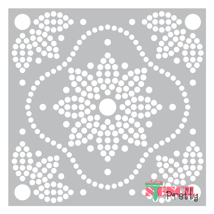 spanish tile stencil