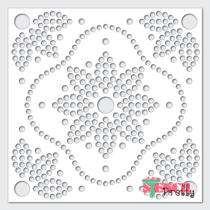 spanish tile stencil