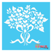 flower bouquet stencil