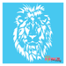 lion head stencil