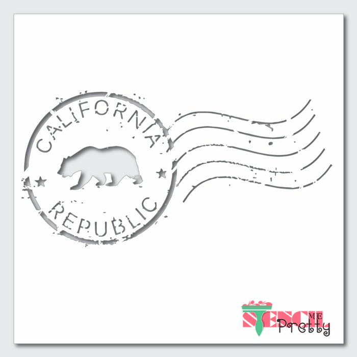 grizzly bear stencil