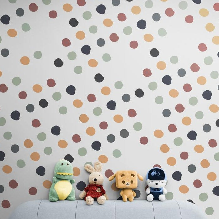 polka dots stencil