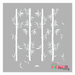 bamboo trees stencil