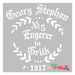 olive branch stencil
