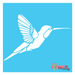 hummingbird stencil