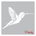 hummingbird stencil