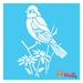 blue jay bird stencil