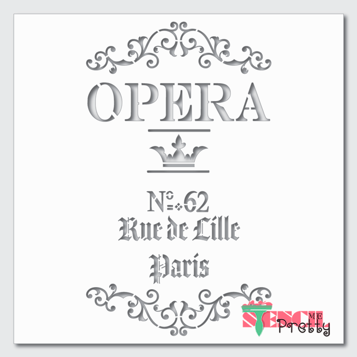 opera house stencil