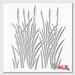 cattail stencil