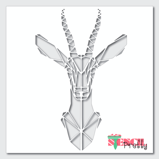 gazelle stencil