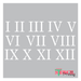 roman number stencils