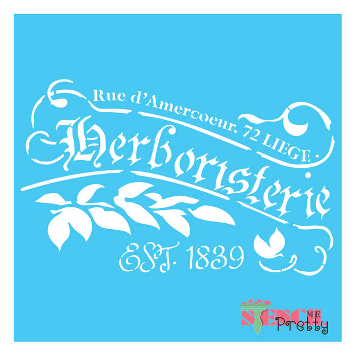 herboristerie stencil