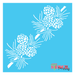 pine cone stencil