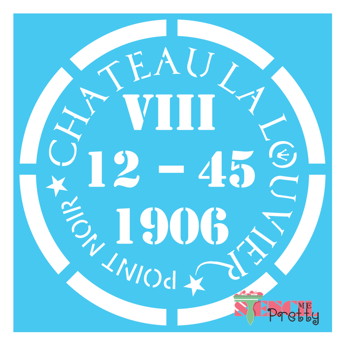 french chateau stencil