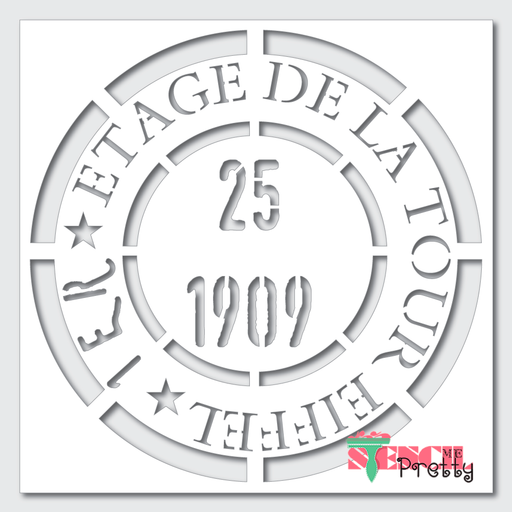 french eiffel stencil