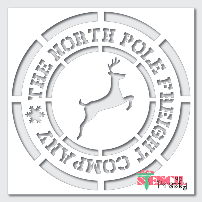 north pole stencil