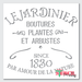 garden sign stencil