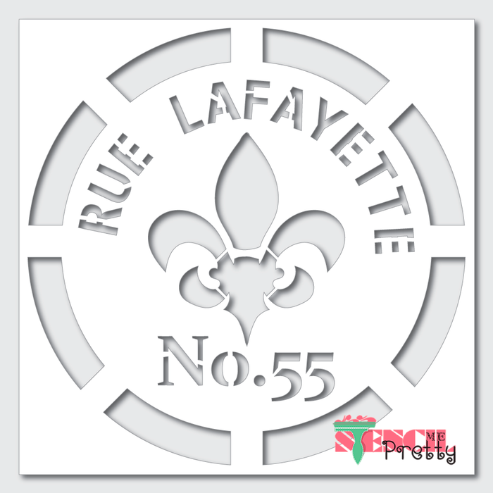 fleur de lis stencil