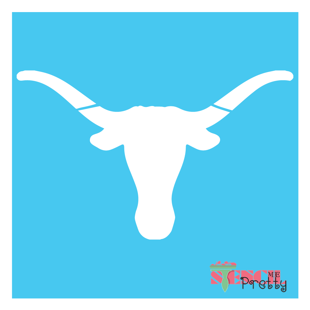 bull horn stencil