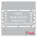 mail pouch stencil