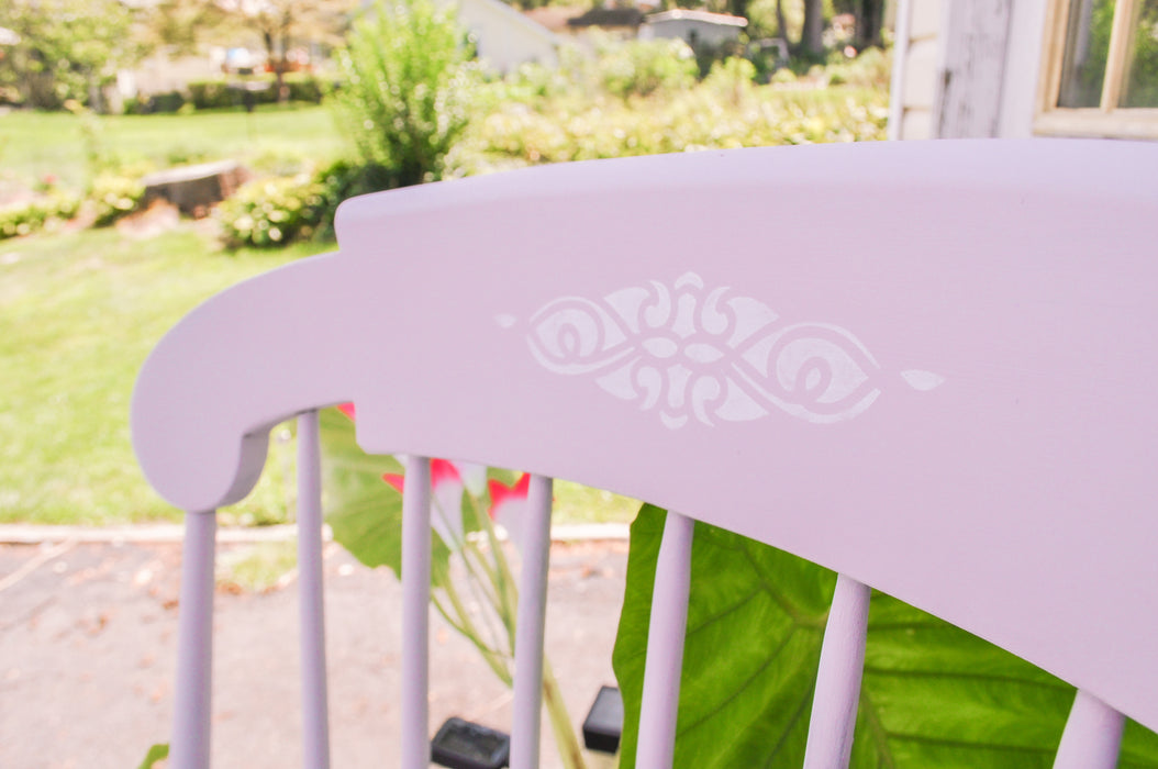 victorian style edge stencil