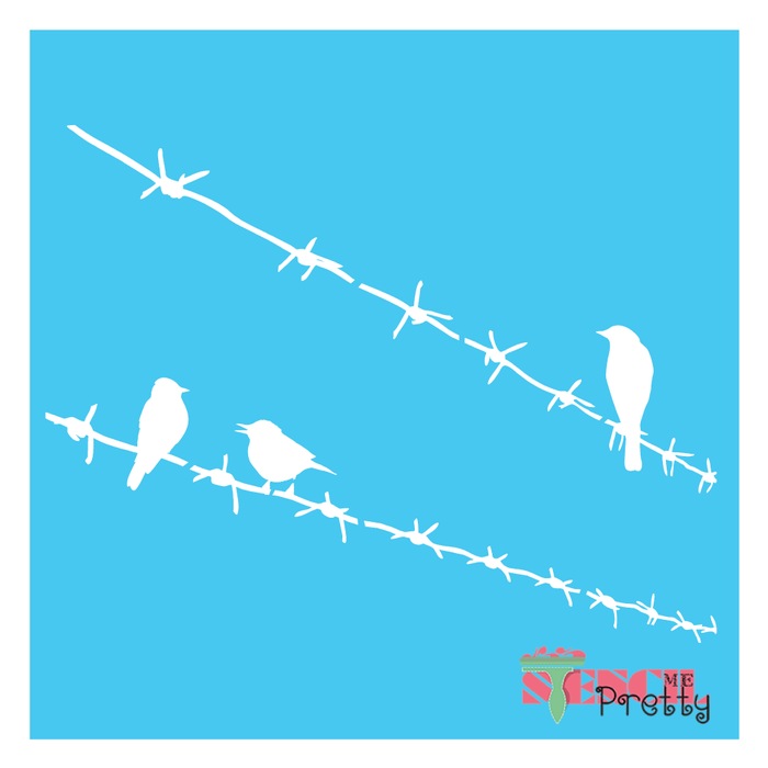 birds stencil