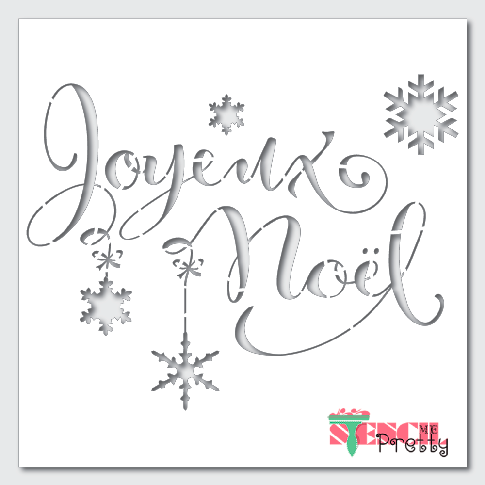 christmas decor stencil
