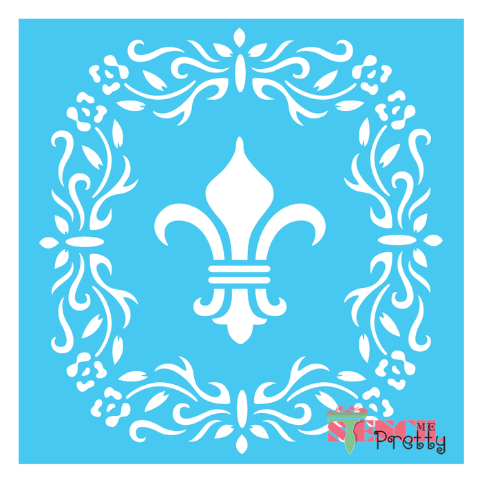 fleur de lis stencil
