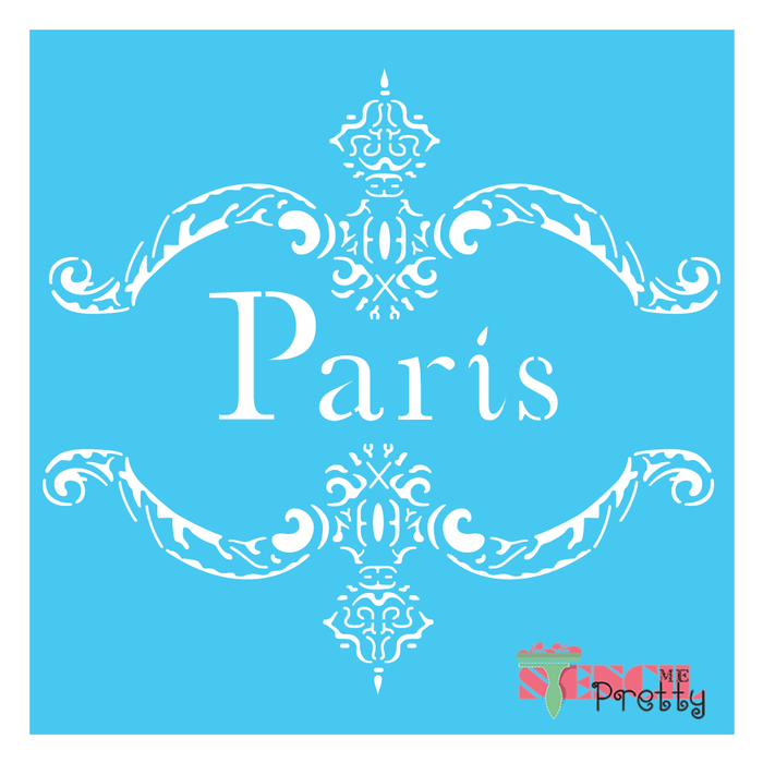 vintage paris stencil