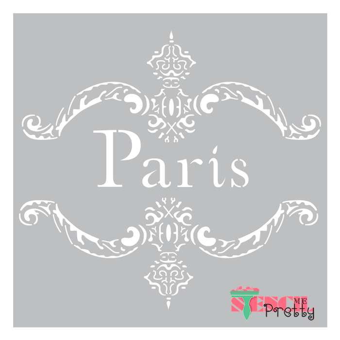vintage paris stencil