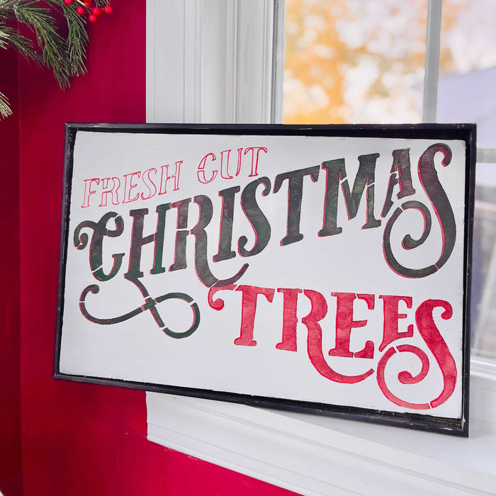 christmas decor stencil