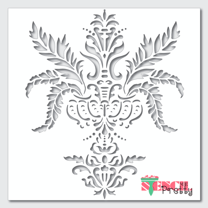 accent wall stencil
