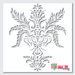 accent wall stencil