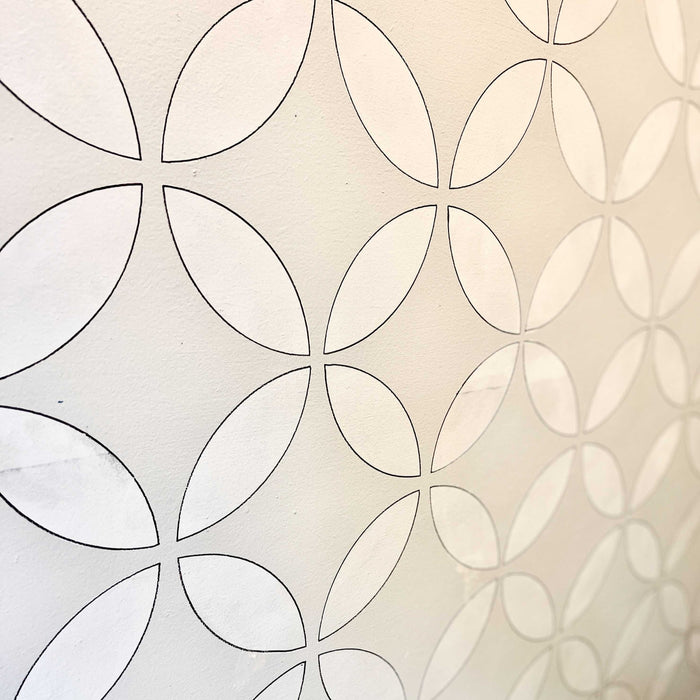 geometric Japan  pattern stencil