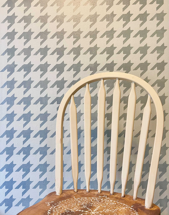 hounds tooth stencil