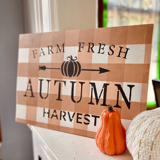 harvest stencil
