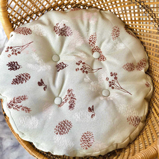 pine cone designed chair pillow
