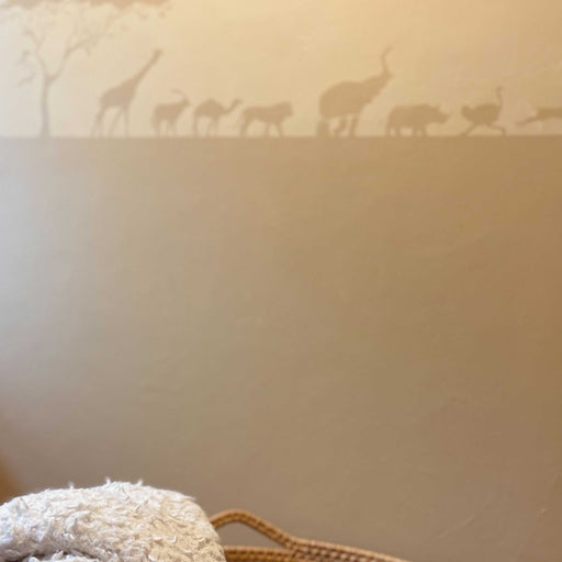 african safari animals stencil
